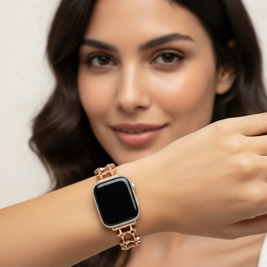 Bracelet Apple Watch bijou et cristaux Maison Bracelet