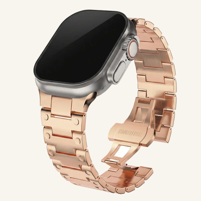 Bracelet Apple Watch acier business compatible Series, SE et Ultra