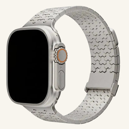 Bracelet Apple Watch acier magnétique — L'Onyx Magnétique