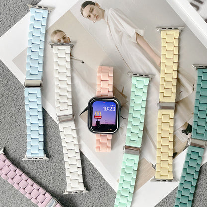 Bracelet Apple Watch candy coloré plastique souple — Le Bonbon