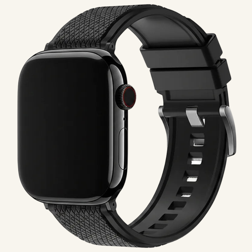 Bracelet Apple Watch FKM fluoré gris nébuleuse