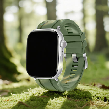 Bracelet Apple Watch caoutchouc fluoré FKM sport homme — Le Rempart