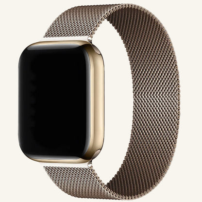 Bracelet Apple Watch maille milanaise magnétique réglable