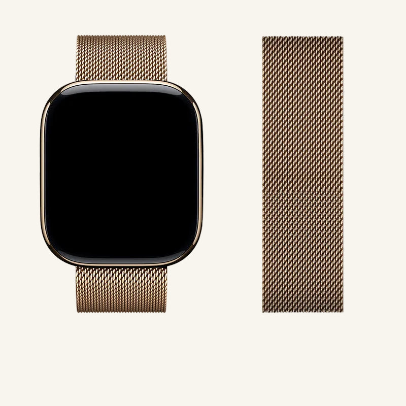 Bracelet Apple Watch maille milanaise or — La Milanaise Iconique