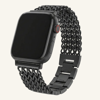 Bracelet Apple Watch maille tressée or — La Maille Bijou