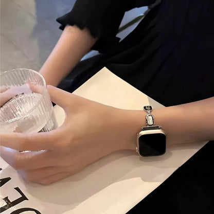 Bracelet Apple Watch métal or femme