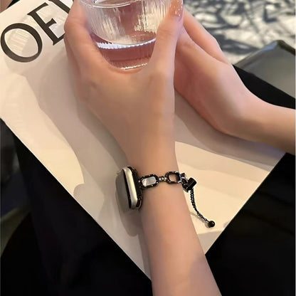 Bracelet Apple Watch métal or rose femme