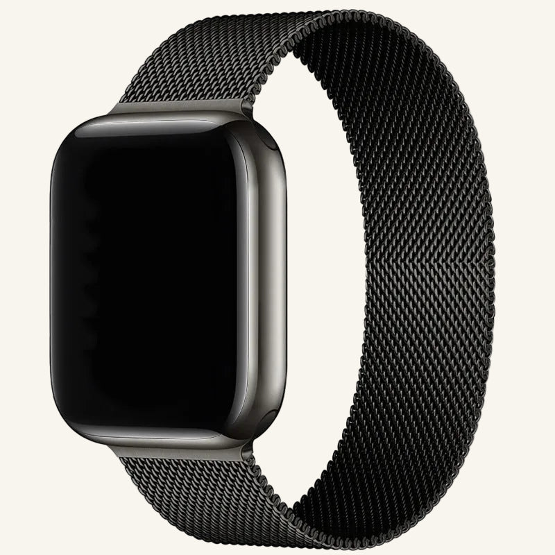 Bracelet Apple Watch milanais magnétique compatible Series, SE et Ultra