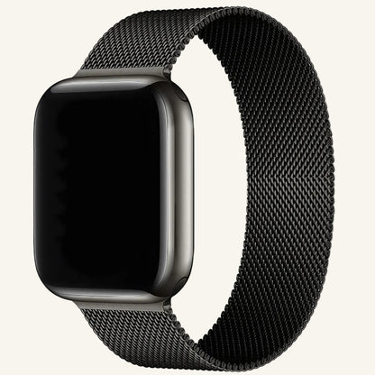 Bracelet Apple Watch milanais magnétique compatible Series, SE et Ultra