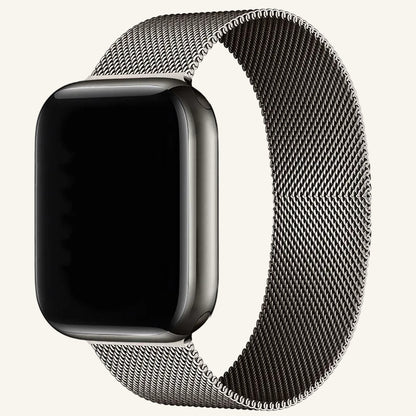Bracelet Apple Watch milanais magnétique femme, large choix de coloris