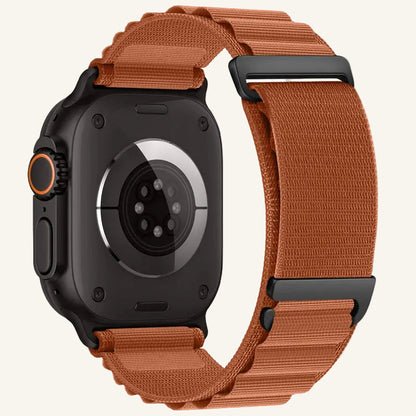 Bracelet Apple Watch nylon alpin bleu marine