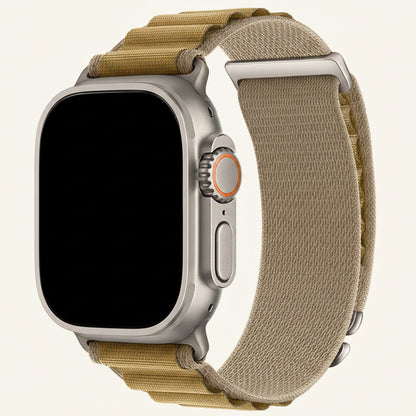 Bracelet Apple Watch nylon alpin vert foncé outdoor