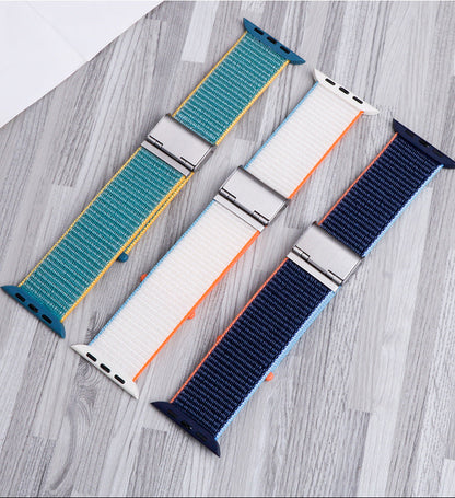 Boucle velcro ajustable du bracelet Apple Watch nylon