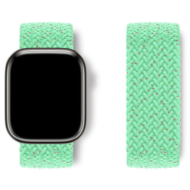 Bracelet Apple Watch nylon élastique arc-en-ciel