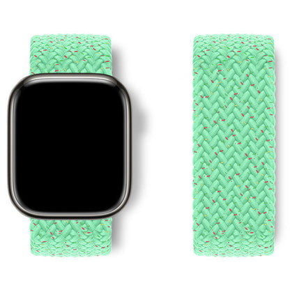 Bracelet Apple Watch nylon élastique arc-en-ciel