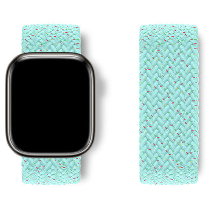 Bracelet Apple Watch nylon élastique bleu ancre