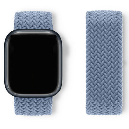 Bracelet Apple Watch nylon élastique bleu lac