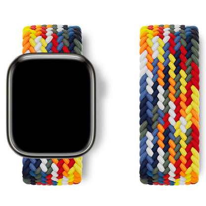 Bracelet Apple Watch nylon élastique violet fumé