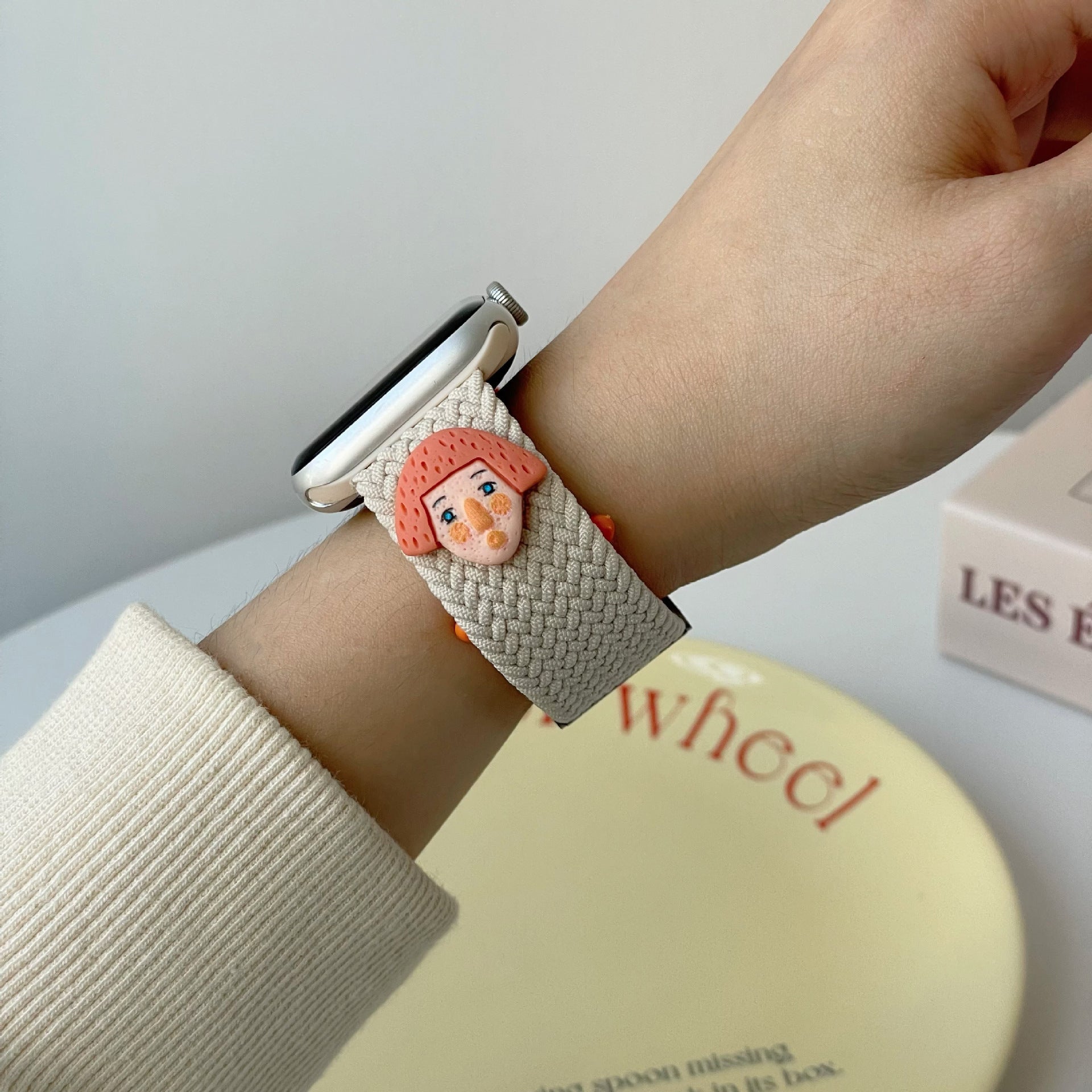 Bracelet Apple Watch nylon graffiti boucle intégrée