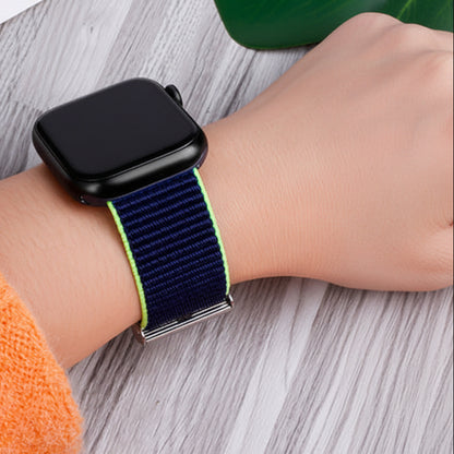 Bracelet Apple Watch nylon sport noir velcro