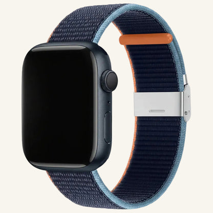 Bracelet Apple Watch nylon sport velcro compatible Series SE et Ultra