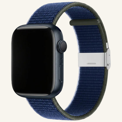 Bracelet Apple Watch nylon sport vert olive