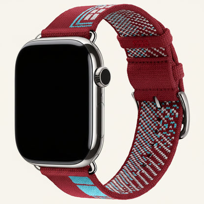 Boucle à ardillon du bracelet Apple Watch nylon tressé