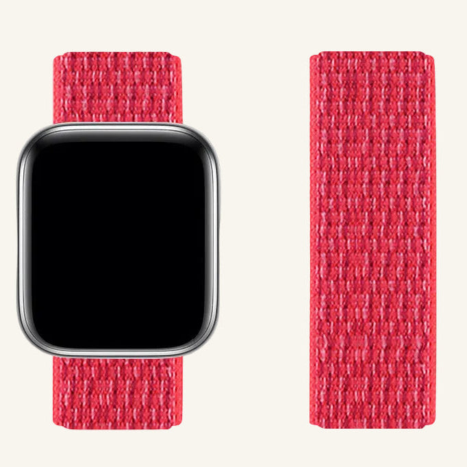 Bracelet Apple Watch nylon velcro La Palette présentation