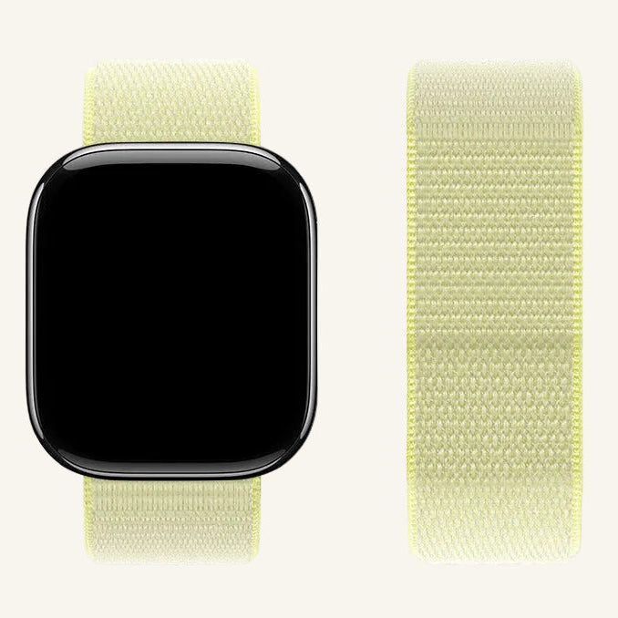 Bracelet Apple Watch nylon velcro coloris rayés