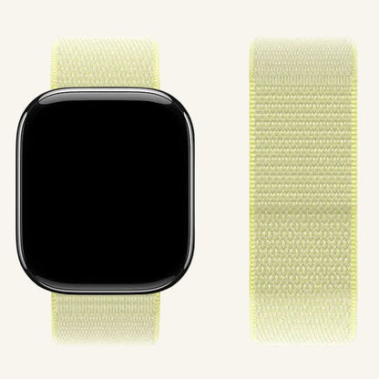Bracelet Apple Watch nylon velcro coloris rayés