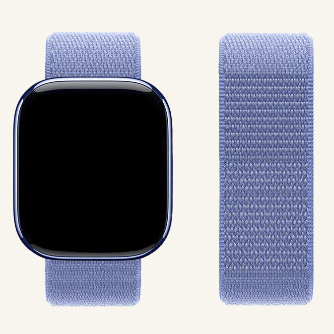Bracelet Apple Watch nylon velcro arc-en-ciel