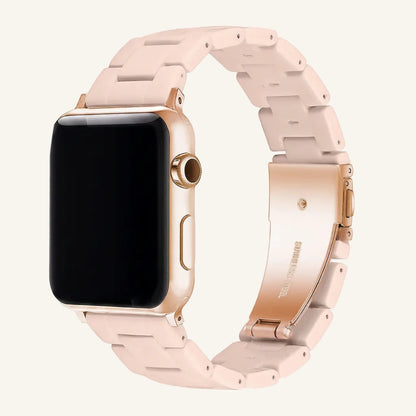 Bracelet Apple Watch résine imprimé léopard femme