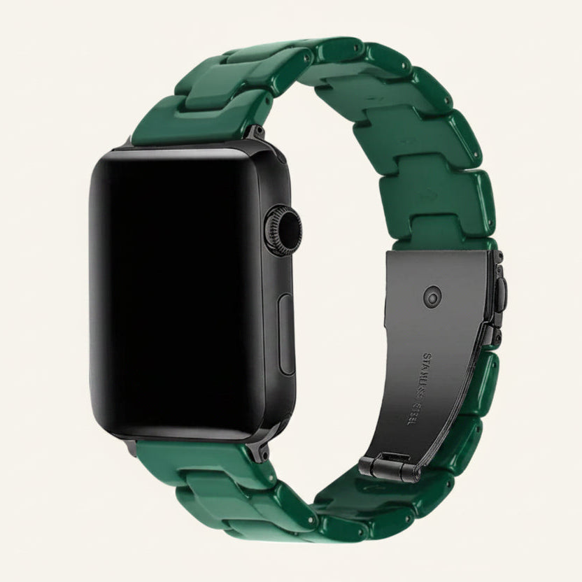 Bracelet Apple Watch résine imprimé zèbre femme