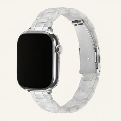 Bracelet Apple Watch résine effet marbré femme — La Marbrée