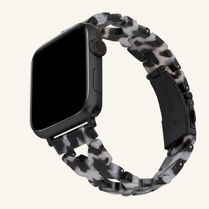 Bracelet Apple Watch résine chaîne papillon femme — La Papillonne