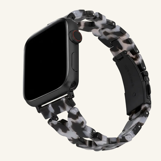 Bracelet Apple Watch résine chaîne papillon femme — La Papillonne