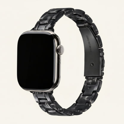 Bracelet Apple Watch résine rose femme