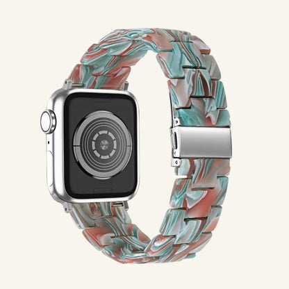 Bracelet Apple Watch résine trois brins compatible Series SE et Ultra