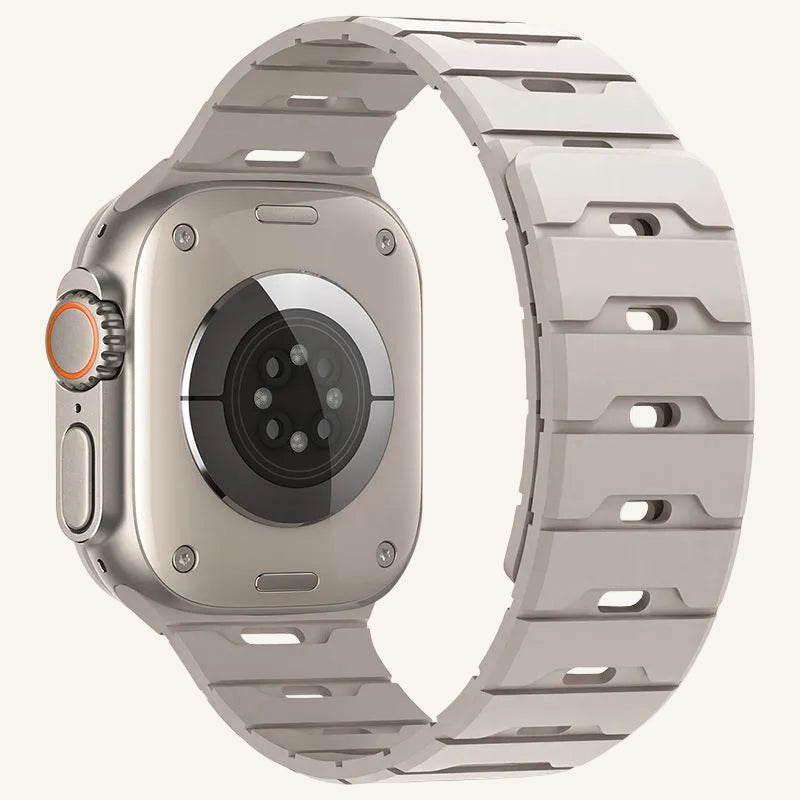 Bracelet Apple Watch silicone magnétique design double-face