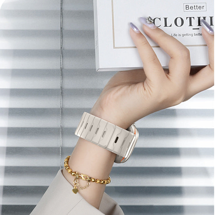 Fermoir magnétique du bracelet Apple Watch silicone Le Dragon