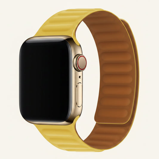 Bracelet Apple Watch silicone magnétique compatible Series SE et Ultra