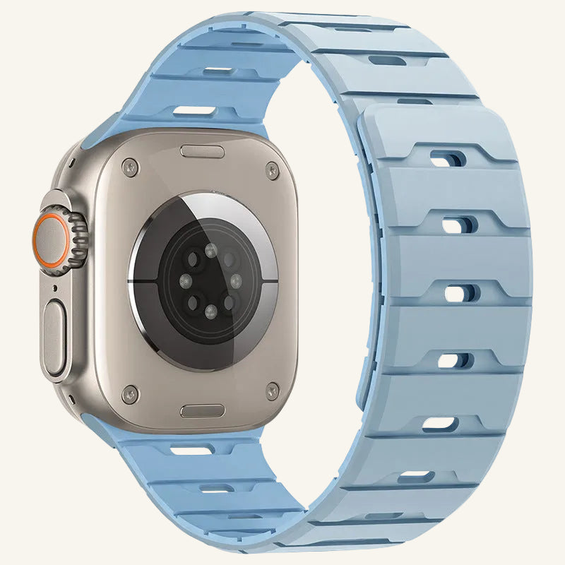 Bracelet Apple Watch silicone magnétique starlight