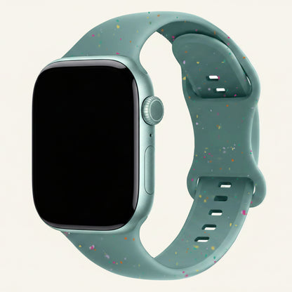 Bracelet Apple Watch silicone pastel starlight femme