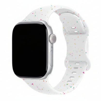 Bracelet Apple Watch silicone pastel vert menthe femme