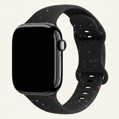 Bracelet Apple Watch silicone pastel violet fumé femme