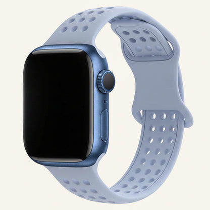 Bracelet Apple Watch silicone respirant sarcelle