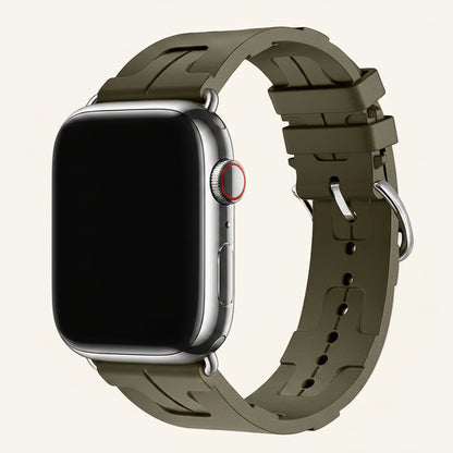 Bracelet Apple Watch silicone sport connecteur U-tube — L'Essentiel