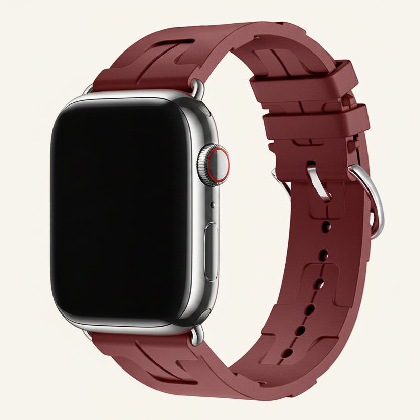 Bracelet Apple Watch silicone sport khaki