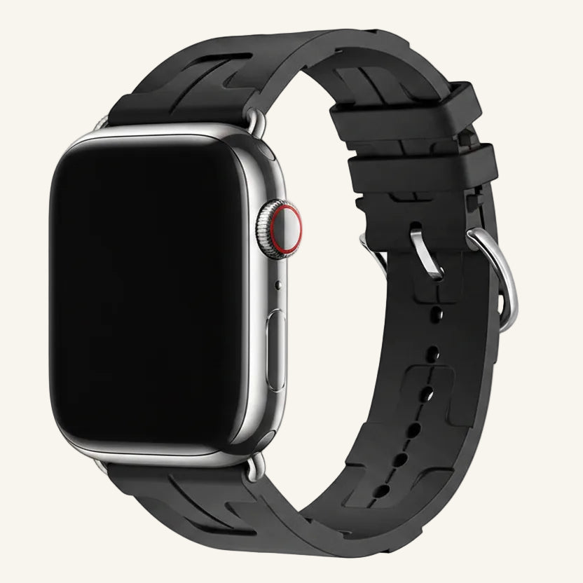 Bracelet Apple Watch silicone sport noir