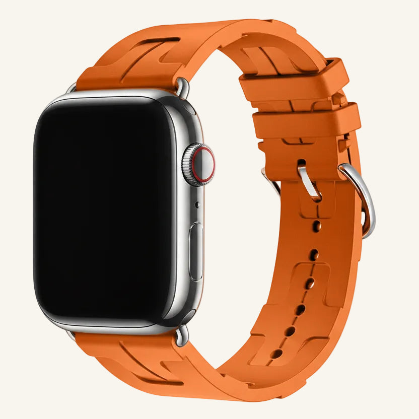 Bracelet Apple Watch silicone sport orange
